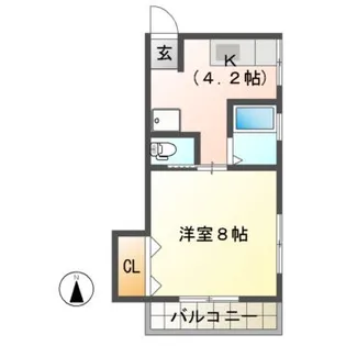 小林ハイツ【2階】の間取り