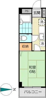 ニューライフ光栄【3階】の間取り