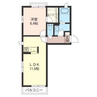 オーメゾンB【1階】の間取り