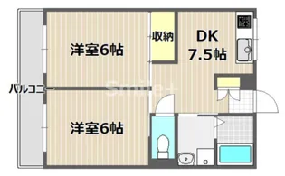 オレンジマンション【1階】の間取り