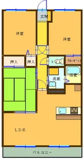 3LDKの間取り画像