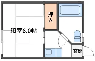 三原ハイツ【2階】の間取り