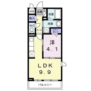 ラフォーレ【2階】の間取り