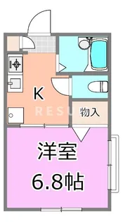 千葉県千葉市美浜区高浜5【アパート】の間取り