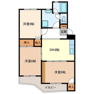 クリスタル12【2階】の間取り