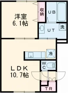 LANA A棟【1階】の間取り