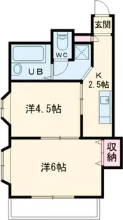 王子北ウイング【5階】の間取り