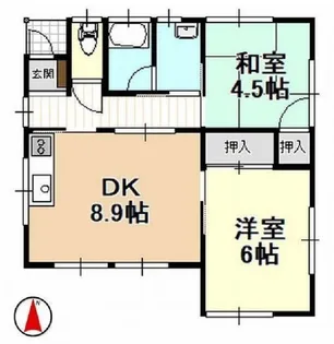 静岡県浜松市中央区小豆餅4【一戸建】の間取り