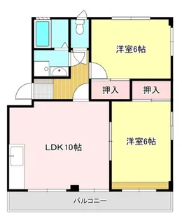 エレガンスヤダ【3階】の間取り