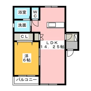 マウントハイツIII【2階】の間取り