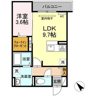 カサペペ【2階】の間取り