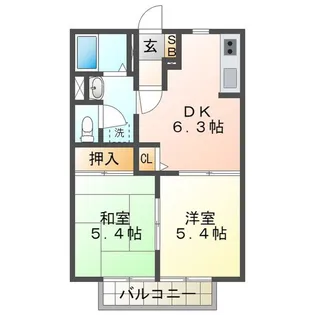 ソフィア壱番館【2階】の間取り