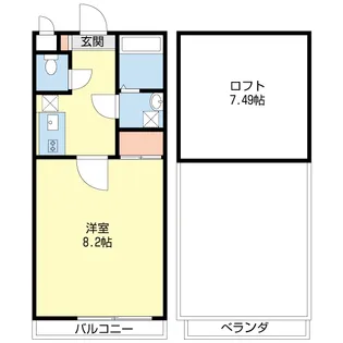 サンレジデンス【1階】の間取り