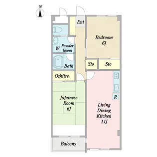 ルネサンスパーク【3階】の間取り
