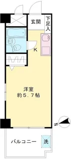 マック千歳烏山コート【5階】の間取り