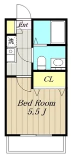 レジデンスウエスト淵野辺【2階】の間取り