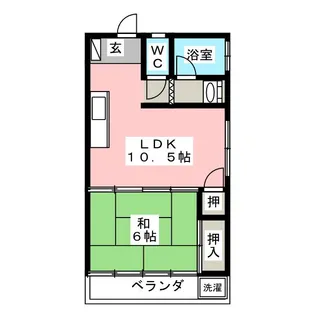 シーズンコート岐阜茜部 A棟【4階】の間取り