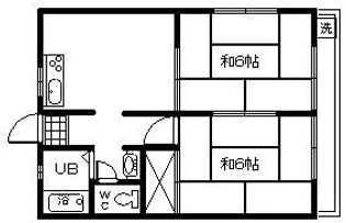 ハイツリラクセイション【1階】の間取り
