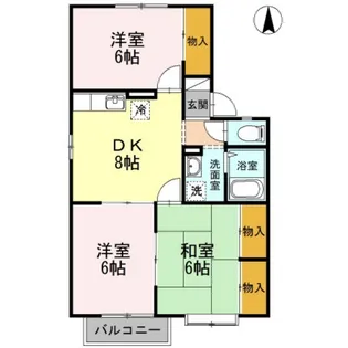3DKの間取り画像