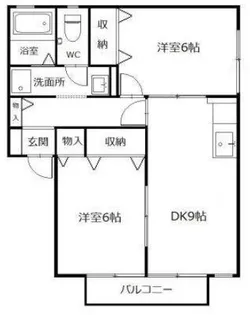 グランソル【1階】の間取り