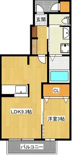 福島県郡山市安積町日出山字一本松【アパート】の間取り