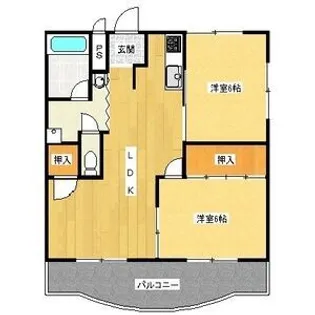 メゾン菊寿台【2階】の間取り