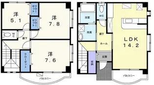 サンリット ノバ【1階】の間取り