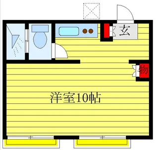 ハローレジデンス東大前【3階】の間取り