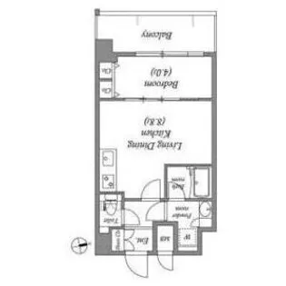 スプランディッドVII【11階】の間取り