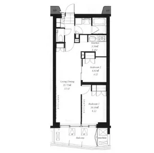 代々木参宮橋テラス【2階】の間取り