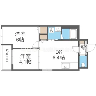 大阪府大阪市東住吉区矢田1【アパート】の間取り