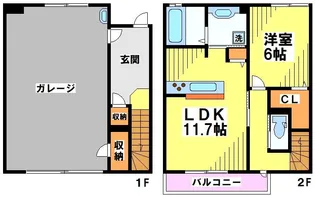 シルフィッドG【2階】の間取り