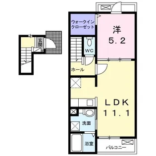イリーデ フィオーレ【2階】の間取り