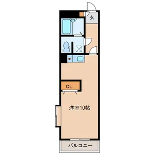 フォンスオストレア住吉【3階】の間取り
