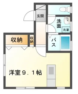 ヴァルールM C棟【1階】の間取り