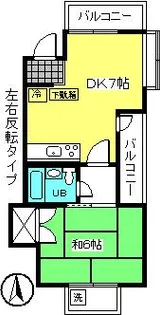 TAORMINA【1階】の間取り