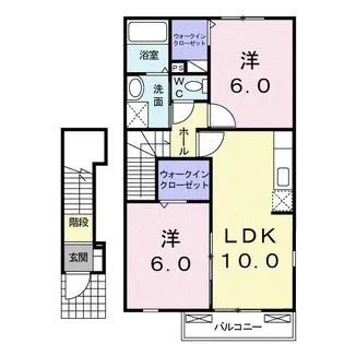 ティエラ A【2階】の間取り