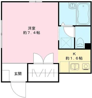 グリーングラス北新宿【1階】の間取り