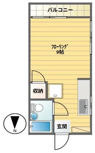 リバティハイツII【2階】の間取り