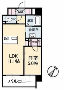 シャーメゾンステージ碧・小郡高砂町【5階】の間取り
