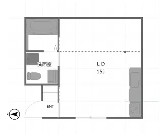 Moto e Vento湘南逗子【2階】の間取り