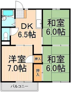 メゾン柳原【1階】の間取り