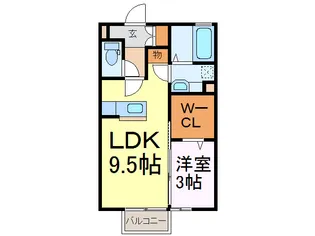 リアン【2階】の間取り