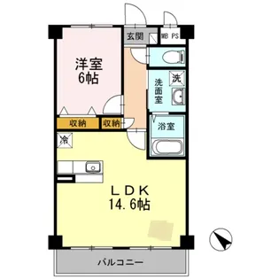 ジエレガンス城山【2階】の間取り