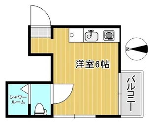 フラワーコーポ【2階】の間取り