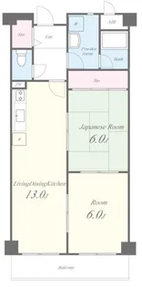 大阪府堺市北区百舌鳥梅町3【マンション】の間取り
