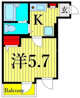 ラクシス田端【1階】の間取り