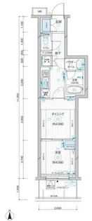 1DKの間取り画像