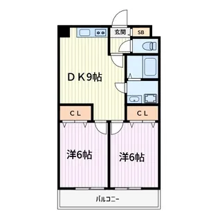 アーバンセピア【3階】の間取り