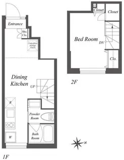 Pair新大久保【1階】の間取り